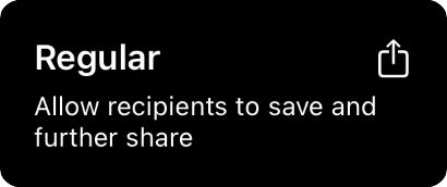 Sharing options